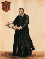 Porträt des italienischen Komponisten Claudio Monteverdi
