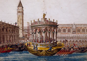 Welt-Theater, Turnier in Venedig von der Bruderschaft der Ritter des Hosenbandordens