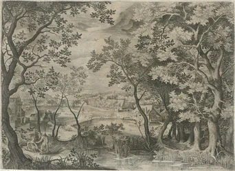 Landschaft mit Juda und Tamar