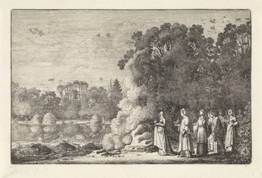 Landschaft mit Merkur und Herse