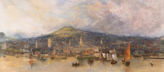 Dundee vom Fluss aus