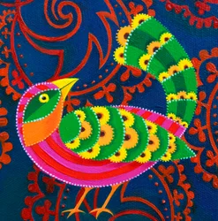 Grünschwanzvogel