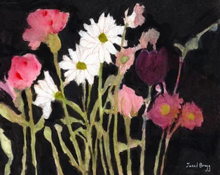 Blumen mit Gänseblümchen, ca. 2024