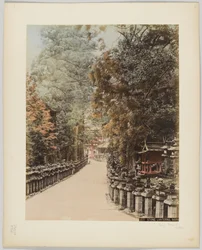 Steinlaternen, Nara, Japan, ca. 1890
