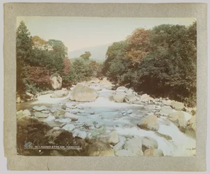 Bach bei Miyagino, Hakone, Präfektur Kanagawa, Japan