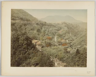 Blick von Miyanoshita, Präfektur Kanagawa, Japan