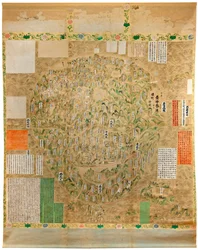 Karte der buddhistischen Welt