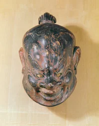 Gigaku-Maske, Nara-Periode (645-794)