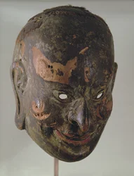 Kopf eines Deva, Nara-Periode (710-794)