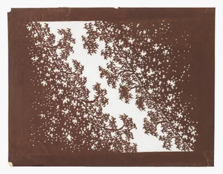 Papierstencil (Katagami), spätes 19. Jahrhundert