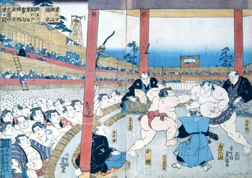 Traditionelles Ringen in Japan: Sumoringer