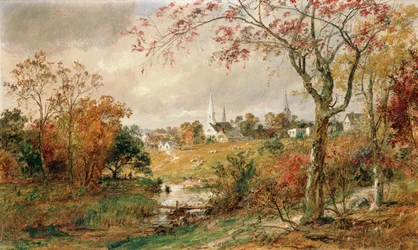 Herbstlandschaft, Saugerties, 1886