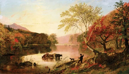 Herbst am Hudson River