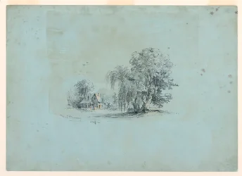 Zeichnung, Ländliche Szene, 1847