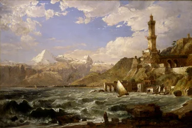 Die Küste von Genua, 1854