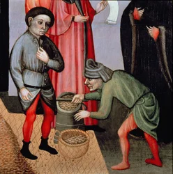 Das Wunder der Kornvermehrung (Detail)