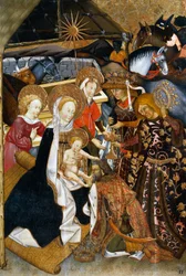 Anbetung der Heiligen Drei Könige, Altarbild aus Verdu