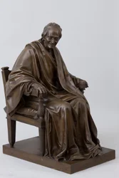 Der sitzende Voltaire (François-Marie Arouet 1694-1778)