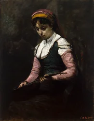 Mädchen mit Mandoline