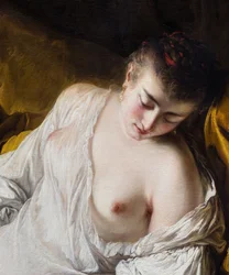 Eine schlafende Frau oder die wachsame Treue (Detail)