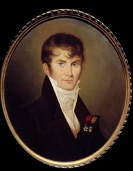 Porträt von Claude Francis, Baron de Meneval (1778-1850), Sekretär von Napoleon Bonaparte