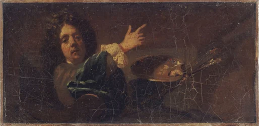 Selbstporträt von Jean-Baptiste Jouvenet. Reduktion des Gemäldes im Musée de Rouen, zwischen 1701 und 1750