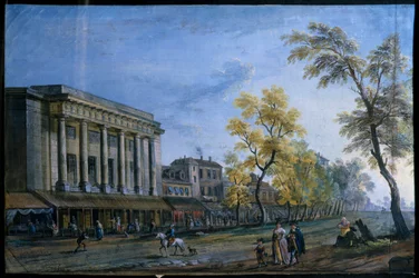 Das italienische Theater in Paris von Jean Baptiste Lallemand