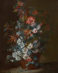 Blumen in einem Korb 1695