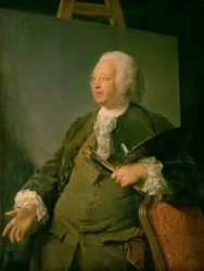 Porträt von Jean-Baptiste Oudry, ca. 1753