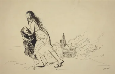 Nach Douai, wahrscheinlich 1918
