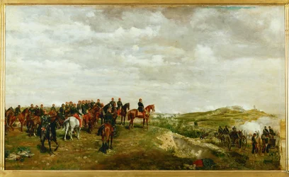 Napoleon III in der Schlacht von Solferino