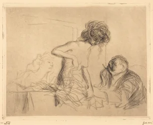 In einem privaten Zimmer (1. Tafel)