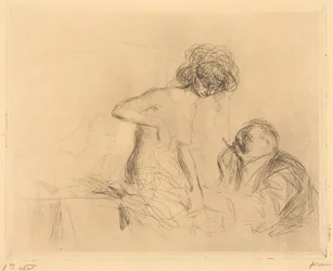 In einem Privatzimmer (1. Tafel)