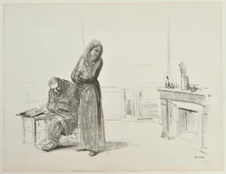 Personen in einem Atelier