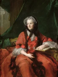 Porträt von Madame Maria Leszczynska (1703-68) 1748
