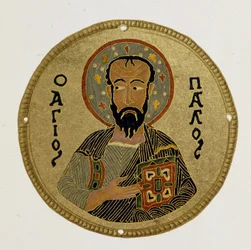 Die Bekehrung des Heiligen Paulus auf dem Weg nach Damaskus - nach ap. Fouquet