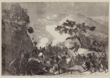 Die französische Expedition gegen Marokko, Kampf mit den Beni-Snassen