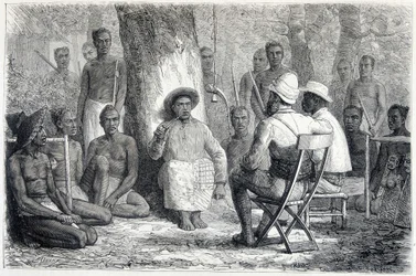 Cameron-Expedition Besuch in Kattendé - in Tour du Monde