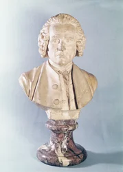 Büste von Jean-Jacques Rousseau (1712-78) (Marmor)