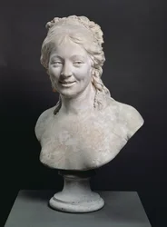 Porträtbüste von Madame Houdon, der Frau des Künstlers, 1786