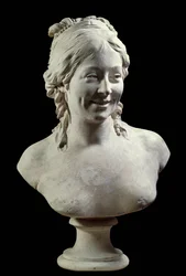 Porträt von Madame Houdon (geb. Marie Ange Cecile Langlois)