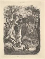 Eine Ansicht im Wald von Morvan, 1837-66