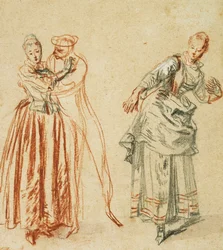 Eine Szene aus der Commedia dell
