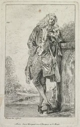 Modefiguren: Stehender Mann Acconde