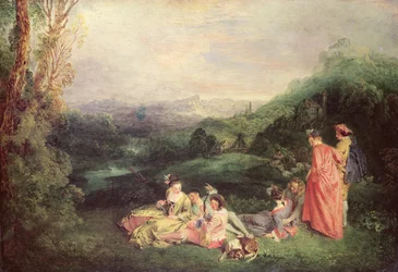 Friedliche Liebe, ca. 1718-19
