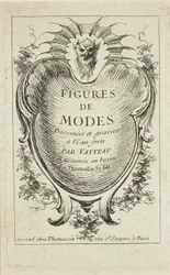 Titelseite, aus Figures de modes