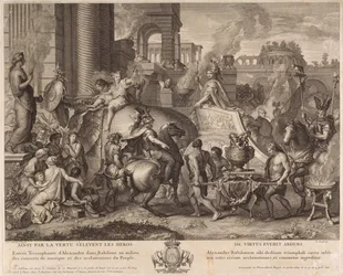 Alexander betritt Babylon