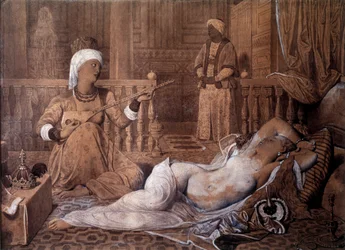 Odaliske mit Sklavin