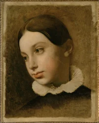 Porträt von Isaure Leblanc, Tochter der Freunde des Malers M. und Mme. Leblanc aus Florenz