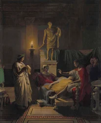 Vergil liest aus der Aeneis, 1864